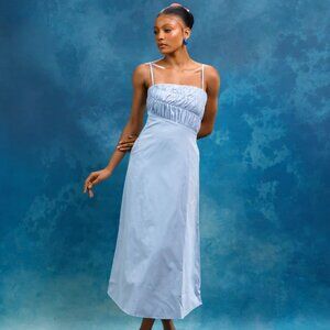 chinese dress ladies Edo Hoshi Cotton Maxi Slip Dress